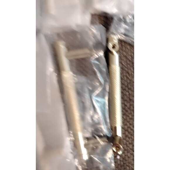 Asidrama 10 Pack 3.75 Inch(96mm) Gold Cabinet Pulls Knurled Cabinet Handles Cupb - Picture 6 of 10